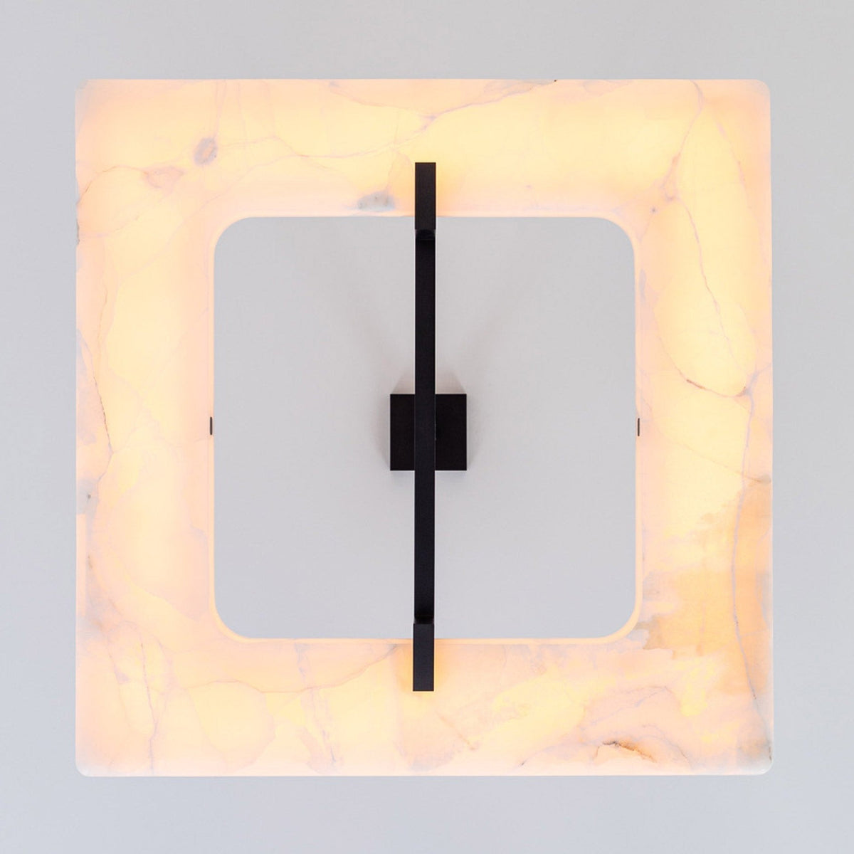 Modern Square Alabaster Chandelier for Living Room/Bedroom