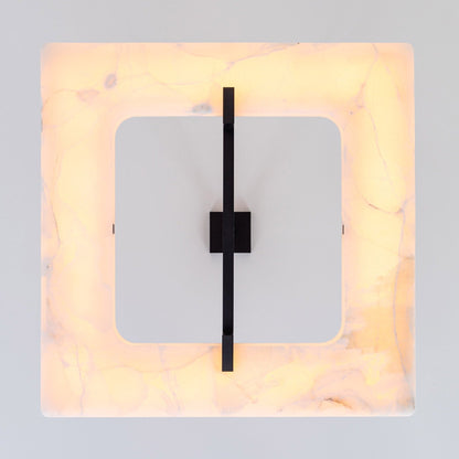 Modern Square Alabaster Chandelier for Living Room/Bedroom
