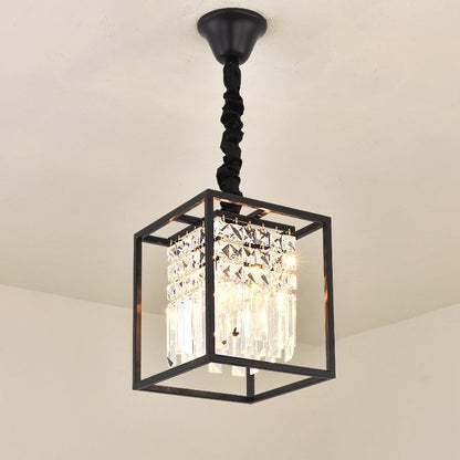 Deniselamp® Square Crystal Hanging LED Pendant Light