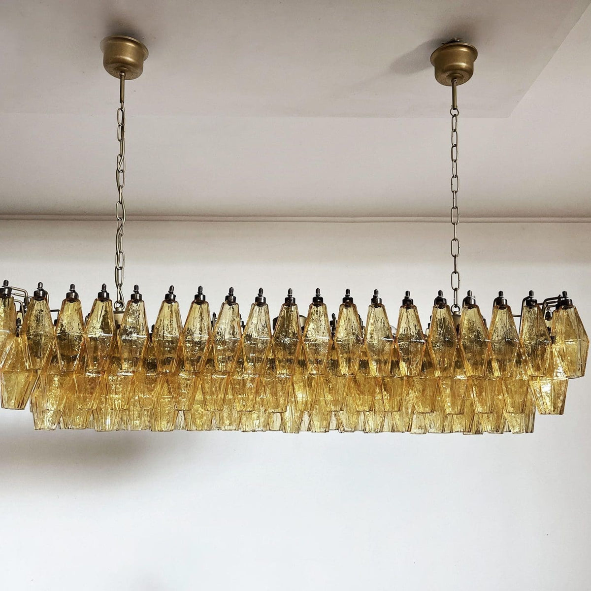 Murano Chandelier – Poliedri – 138 glass
