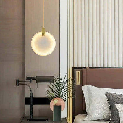 Moonshade Natural Marble Pendant Light Fixture