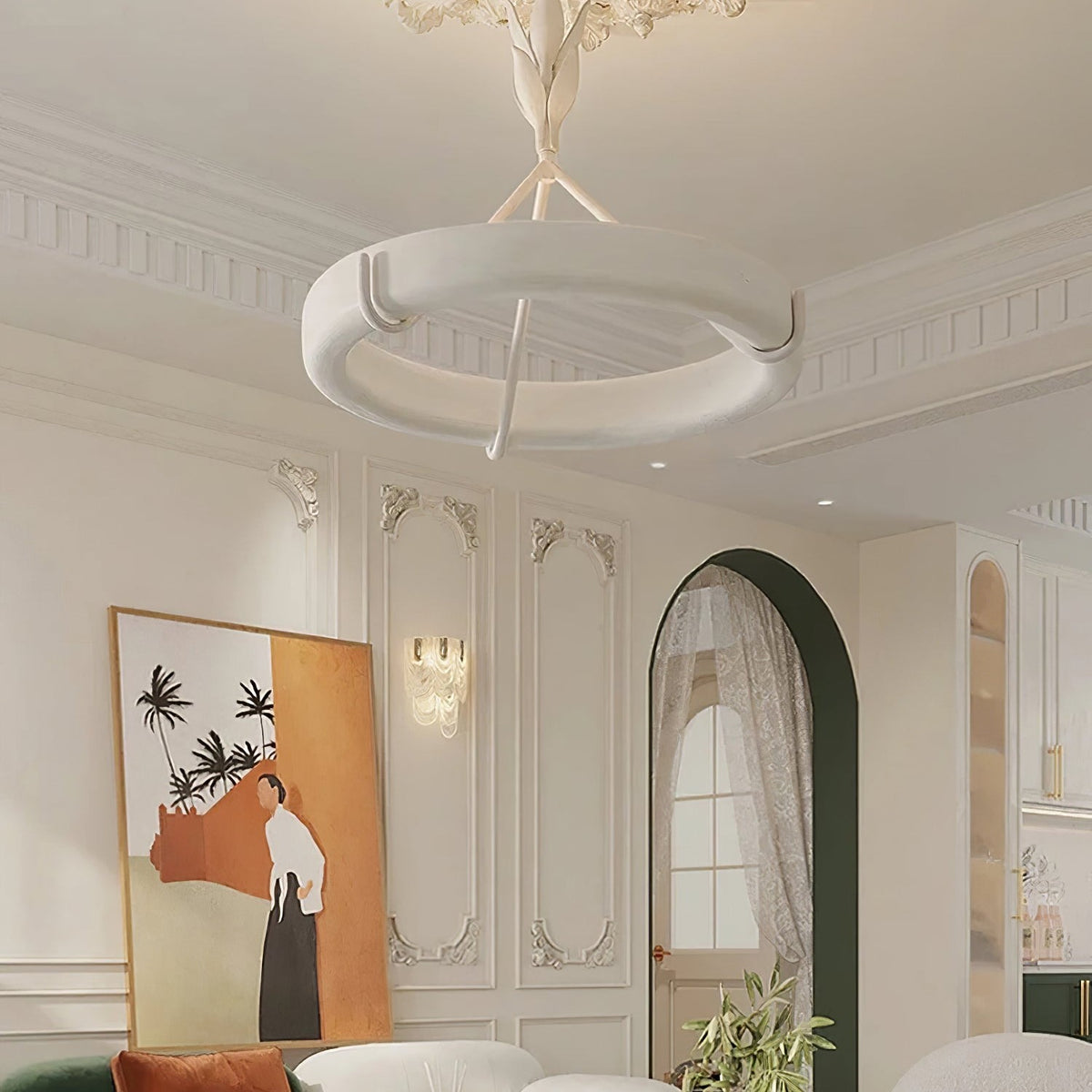 Tinsley Plaster Chandelier