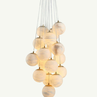 Aspen 19 Chandelier Alabaster