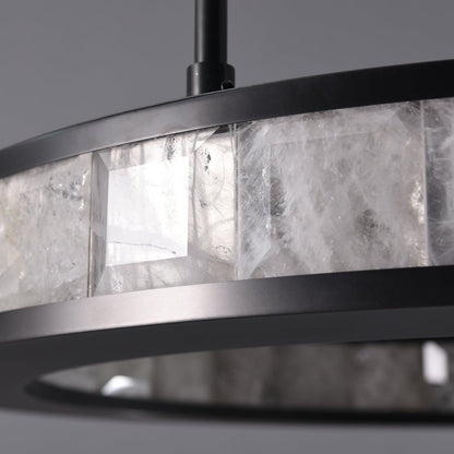 Rock Crystal Concorde Chandelier 40'' 50''