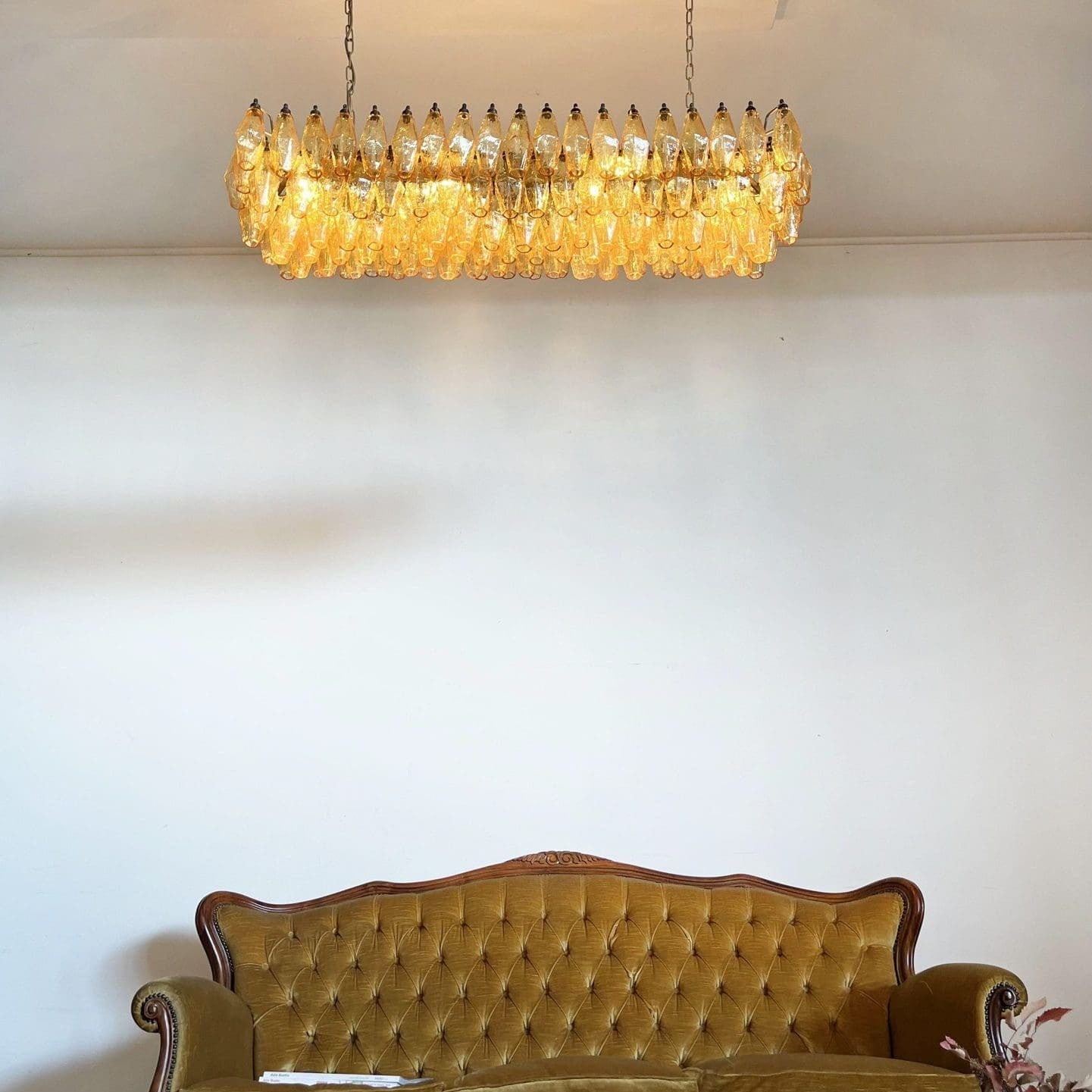 Murano Chandelier – Poliedri – 138 glass