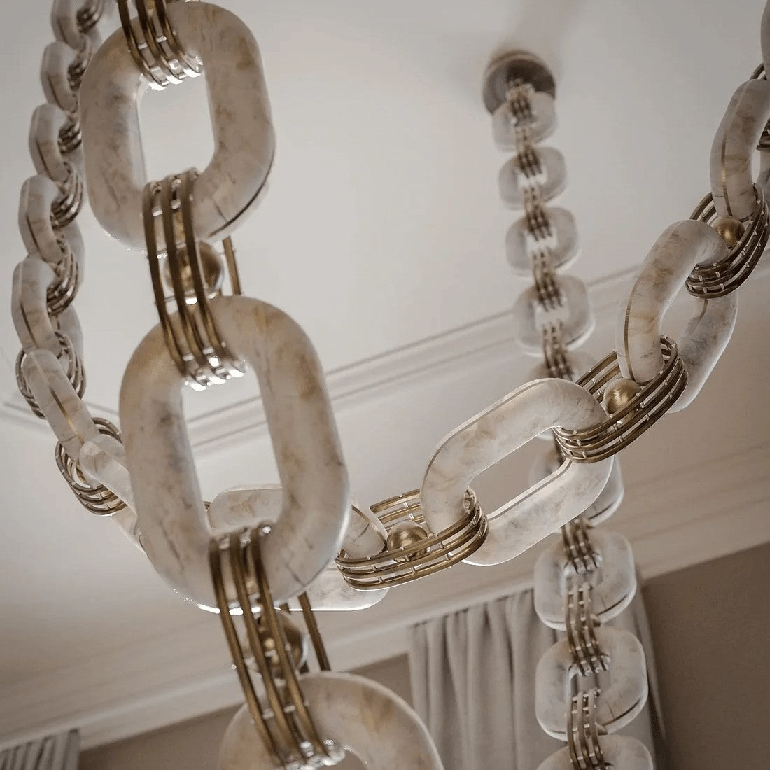Chain Link Chandelier