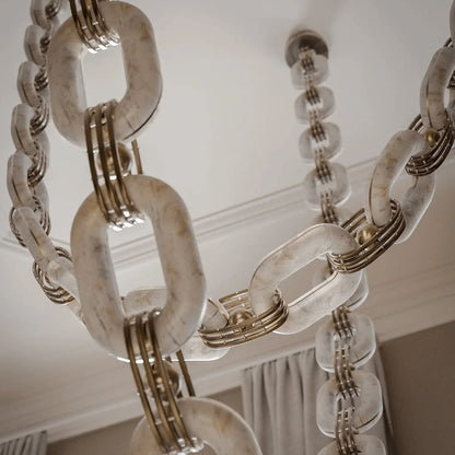 Chain Link Chandelier