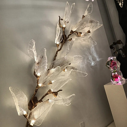 Creative Bionic Resin Leaves Chandelier for Living Room/Dining Room/Staircase