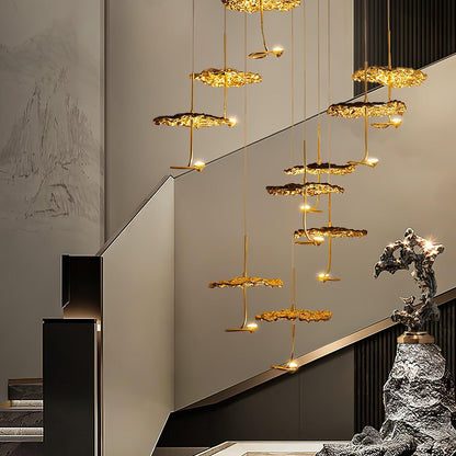 Brass Aviary Constellation Chandelier