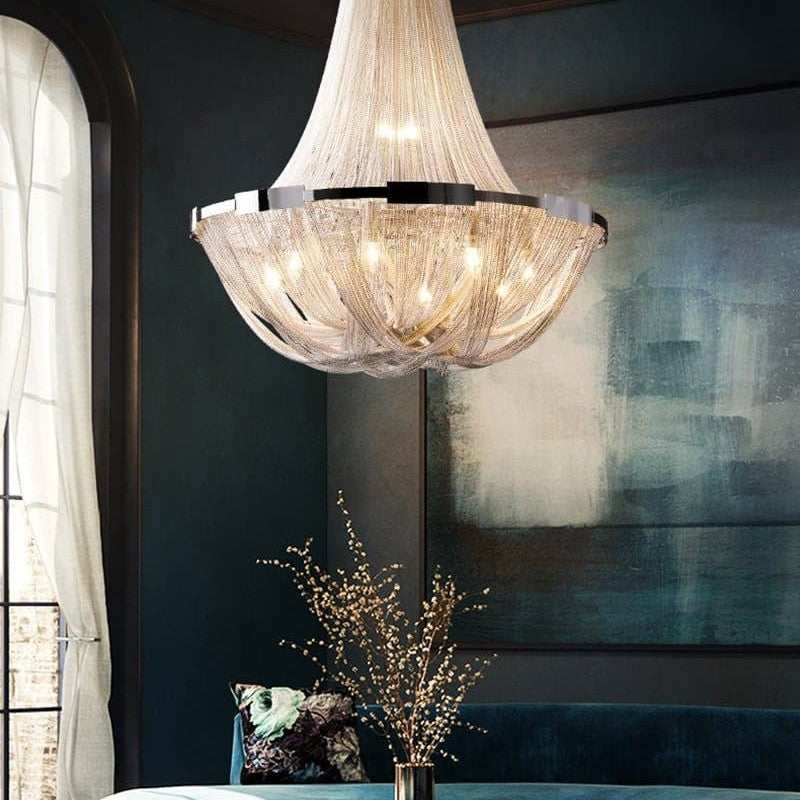Alisa Plated Luxury Chandelier