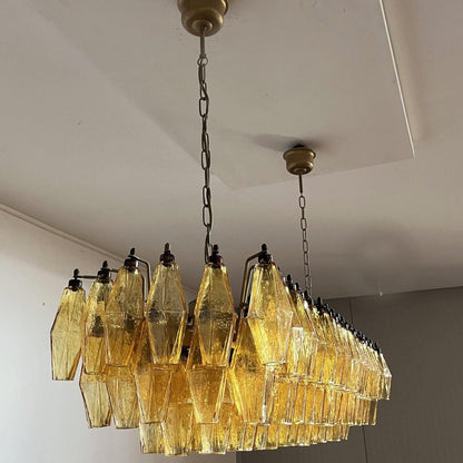 Murano Chandelier – Poliedri – 138 glass