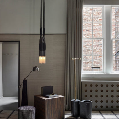 Horsehair Pendant Light