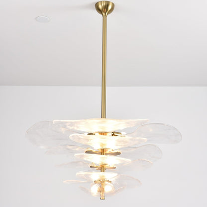 Petals Gold Murano Chandelier
