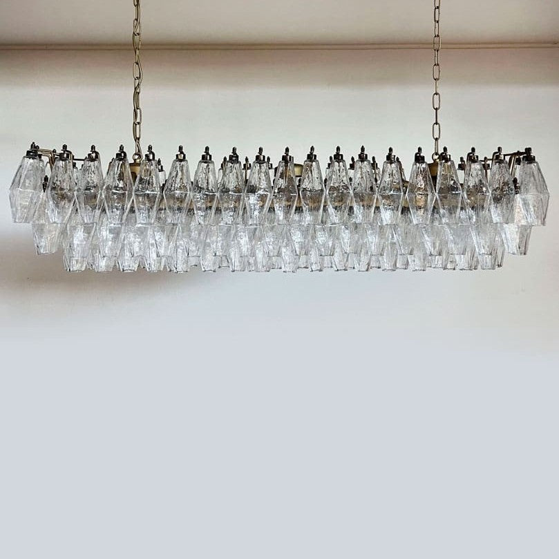 Murano Chandelier – Poliedri – 138 glass