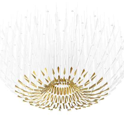 Galaxy Breeze Meteor Shower Crystal Spiral Chandelier