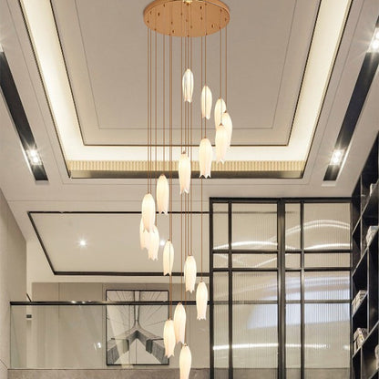 2023 New Arrival Elegant Flower Chandelier For Foyer/ Staircase