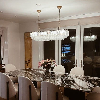 Murano Chandelier – Poliedri – 138 glass