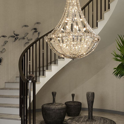 New Extra Large Luxury and Elegant Crystal Chandelier for Living Room/Staircase/Foyer/Villa/Duplex Hall