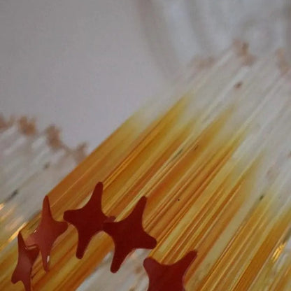 Murano Chandelier – Viennetta – 114 prisms – Amber