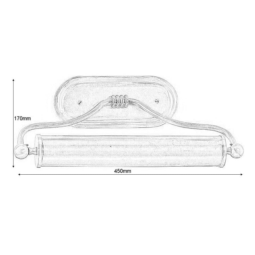 Classic Picture Light PLB118PUM - (Multiply Finishes) - Christopher Hyde