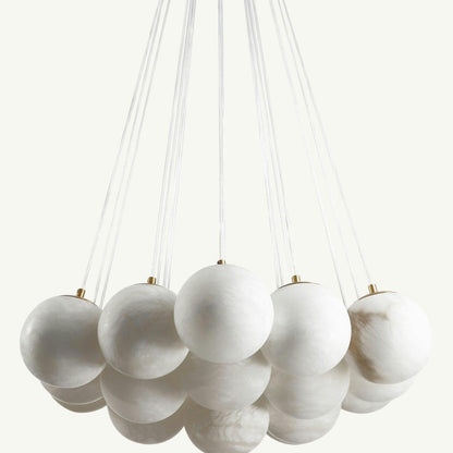 Aspen 19 Chandelier Alabaster