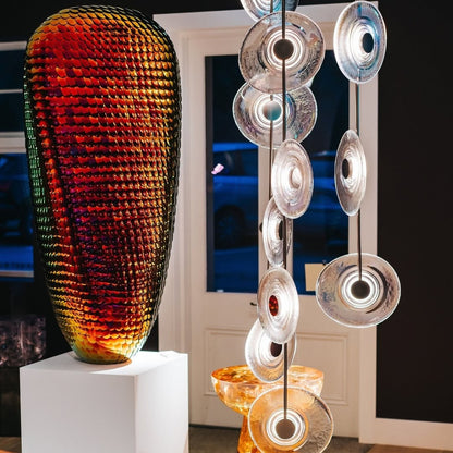 Modern Art Design Radiant Glass Chandelier