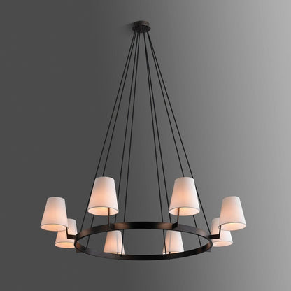 Corniche Circular Round Chandelier 60''