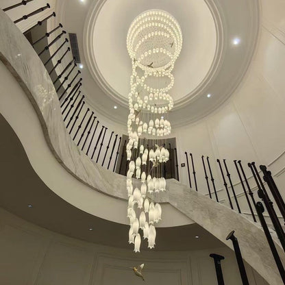 2023 New Arrival Elegant Flower Chandelier For Foyer/ Staircase
