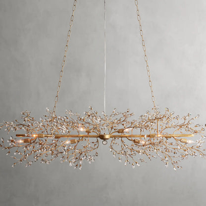 Linear Crystal Chandelier
