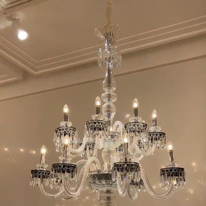 Elegant Crystal Chandelier in Italian Style for Bedroom and Living Room
