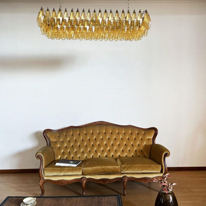 Murano Chandelier – Poliedri – 138 glass