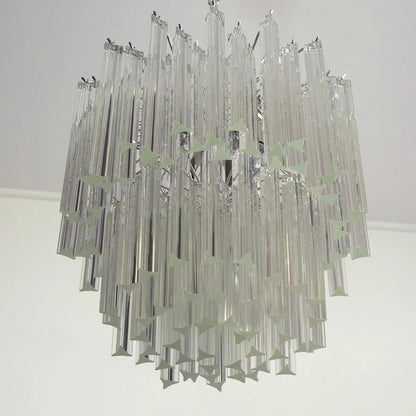 Murano Chandelier – Arianna -107 prisms – Transparent