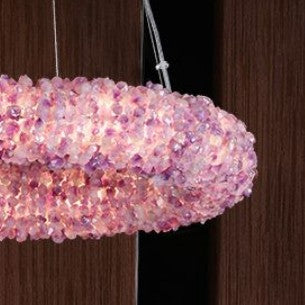 Purple Primary Crystal  Round Chandelier 20.5" 28.3" 36.2" 44"