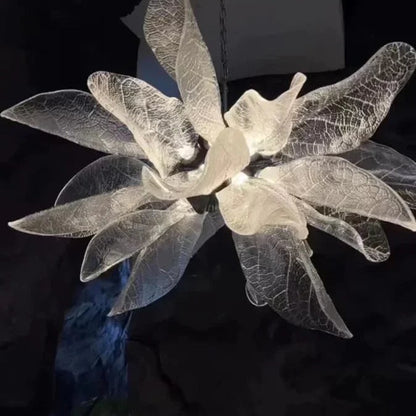 Creative Bionic Resin Leaves Chandelier for Living Room/Dining Room/Staircase