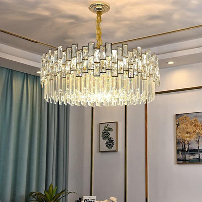 Palo clear Crystal Round Chandelier