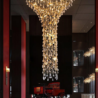 Tree Branch Staircase Chandelier