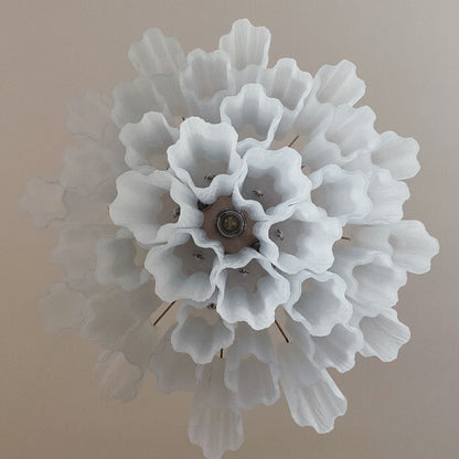 Murano Chandelier – 36 tubes – Matte white