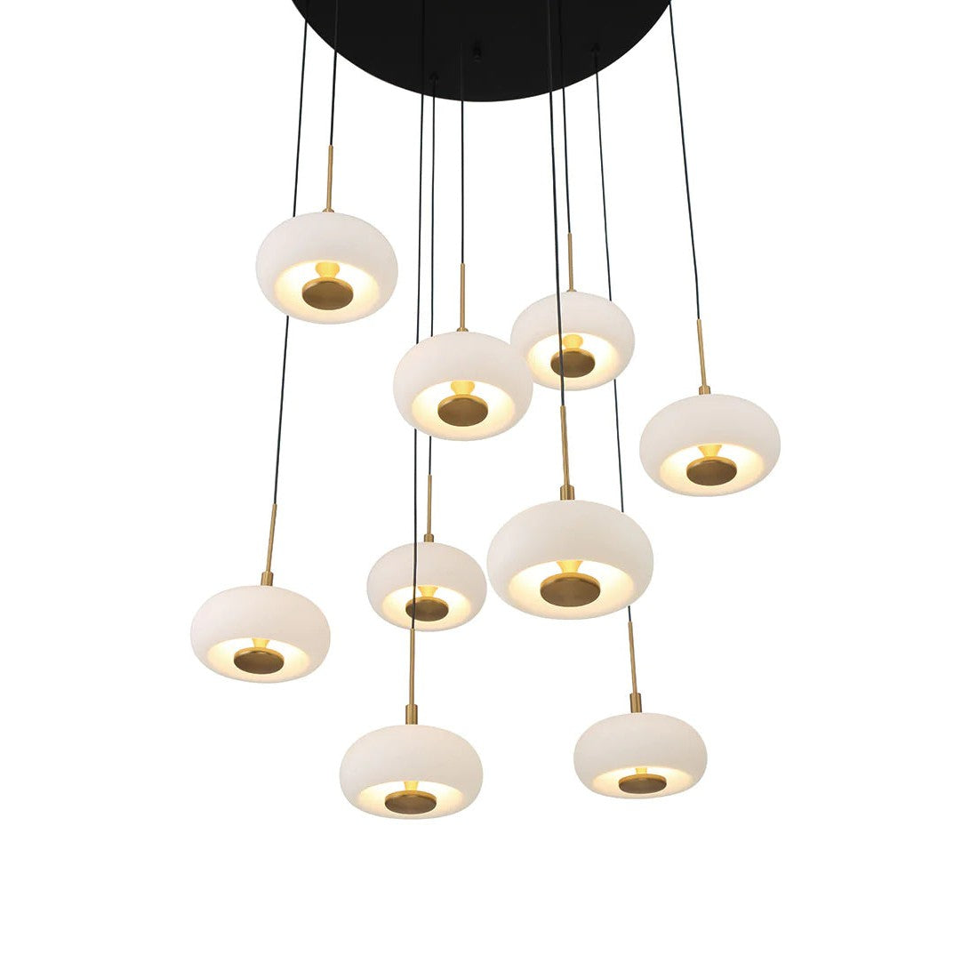 Lanterns 9 Light Round LED Chandelier