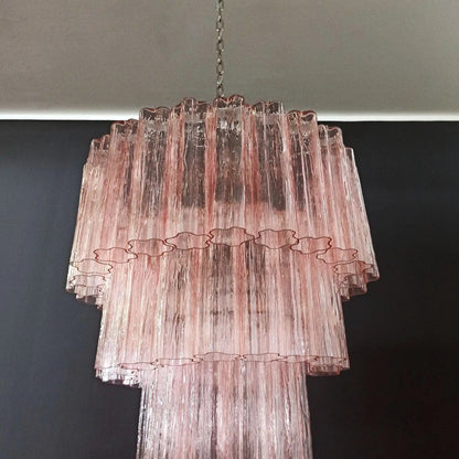 Murano Chandelier – 52 tubes – Pink