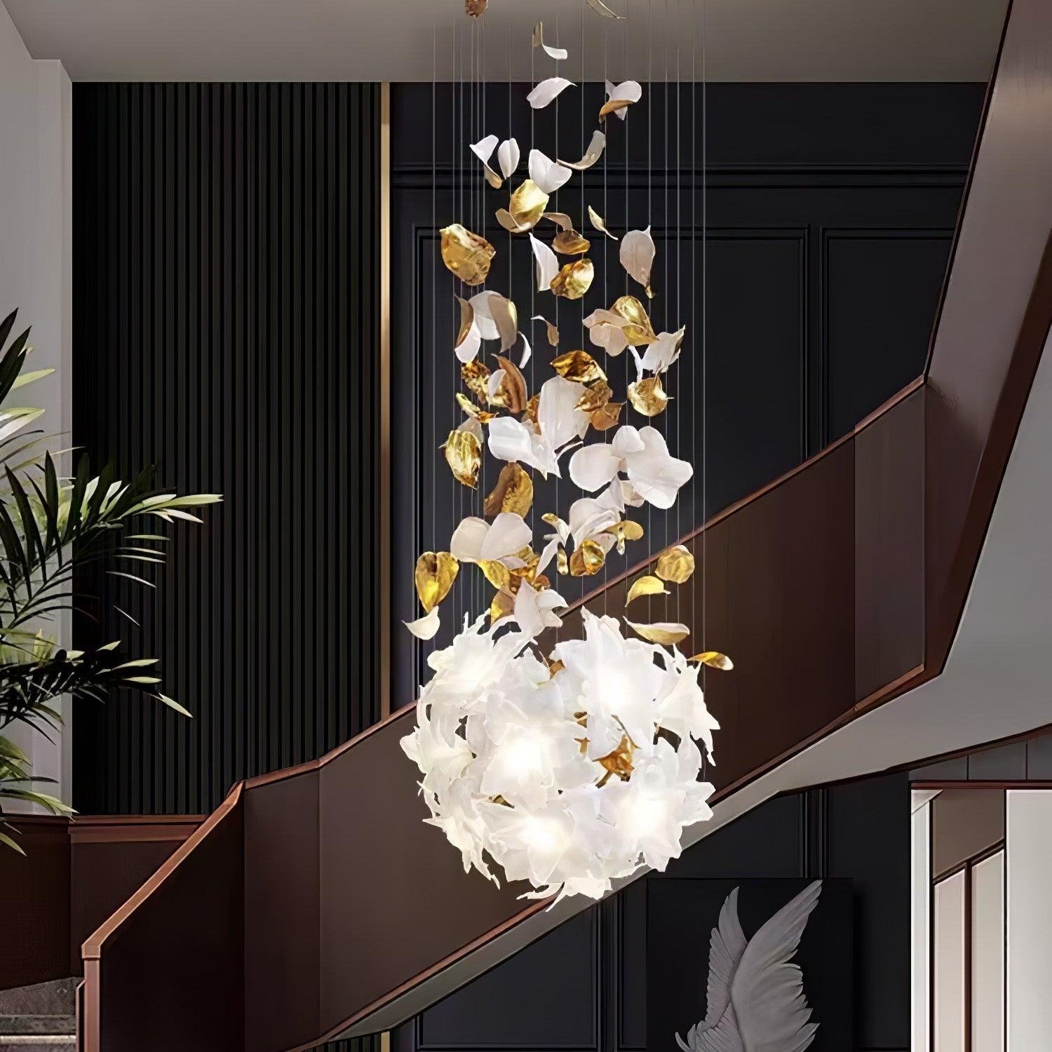 Flying Flowers Fluttering Chandelier