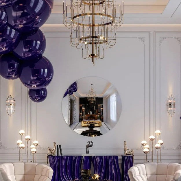 Luxury 5-Tier Crystal Rods  Luxury Gala Chandelier