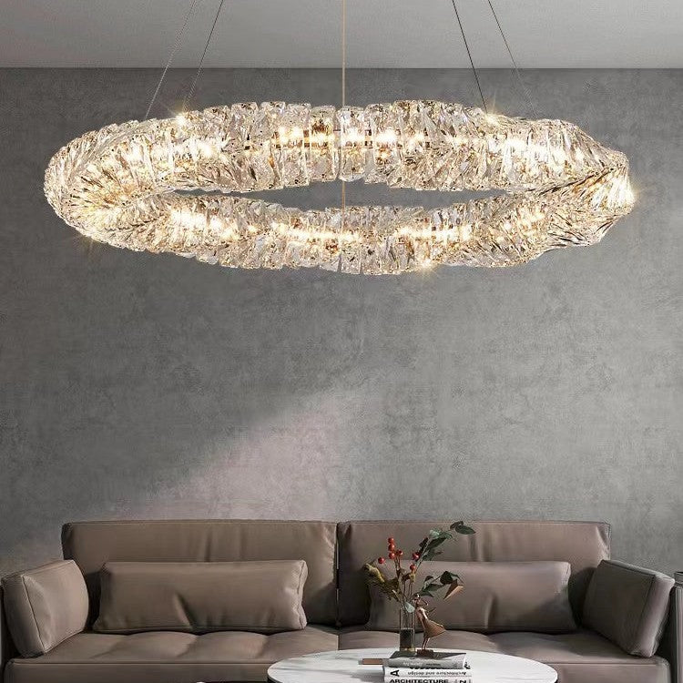 Post Modern Light Luxury Creative Crystal Chandelier for Living/Dining Room