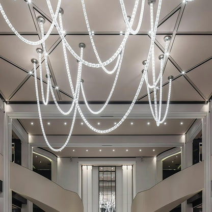 Gabriel Cascade K9 Crystal Chandelier