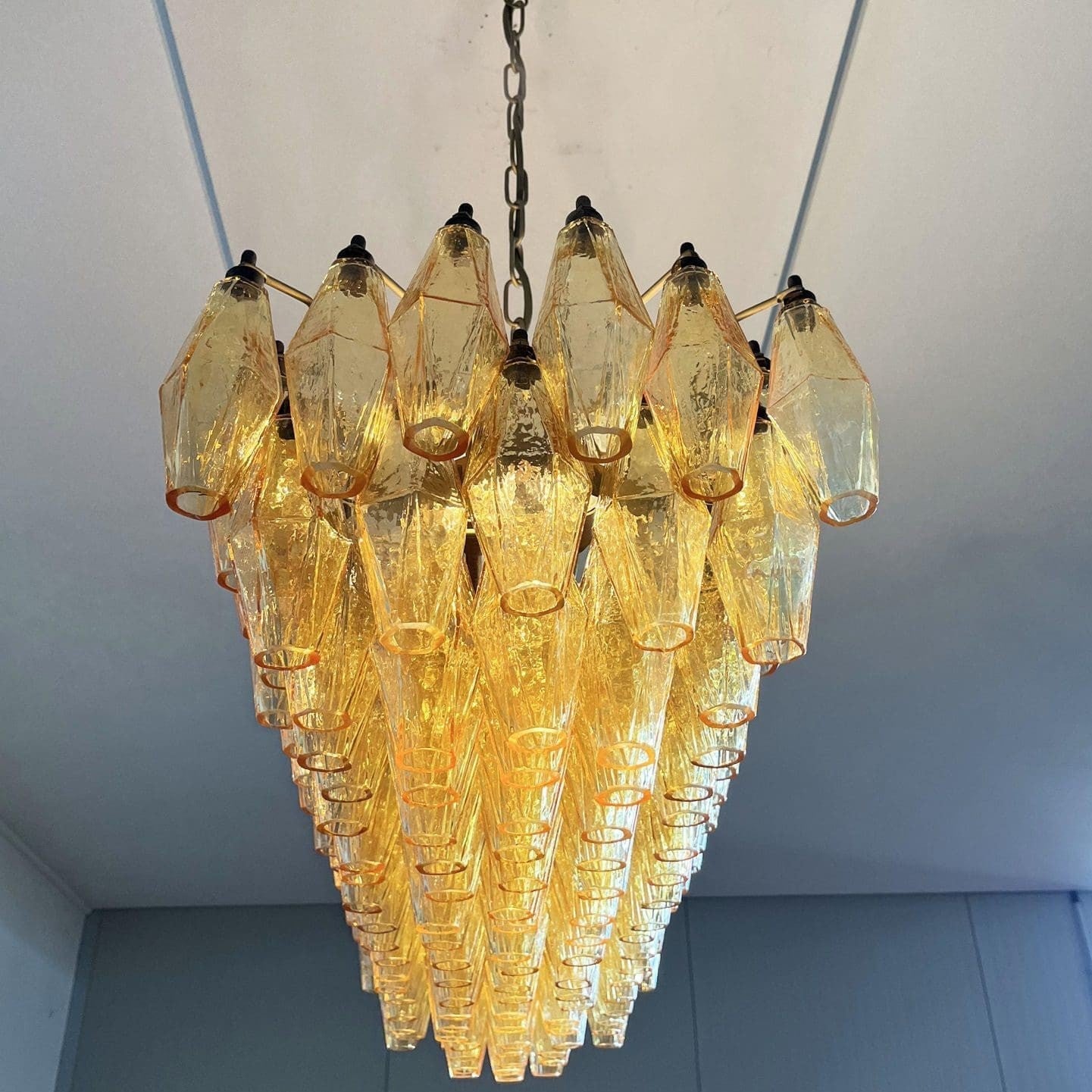 Murano Chandelier – Poliedri – 138 glass