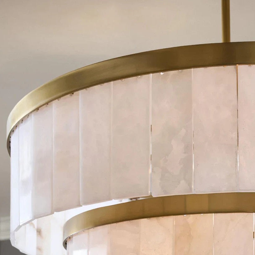 Alabaster 3 Tier Chandelier