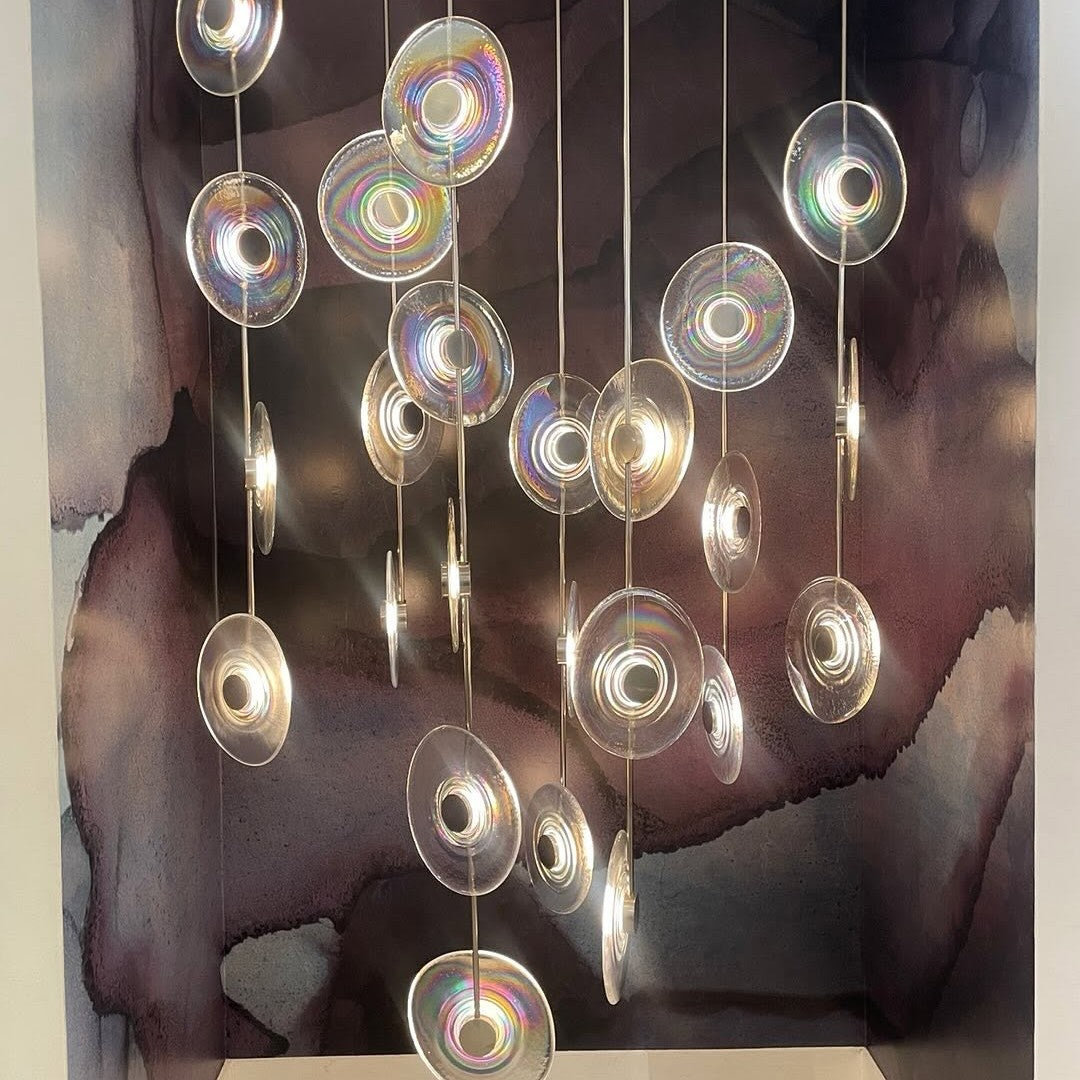 Modern Art Design Radiant Glass Chandelier