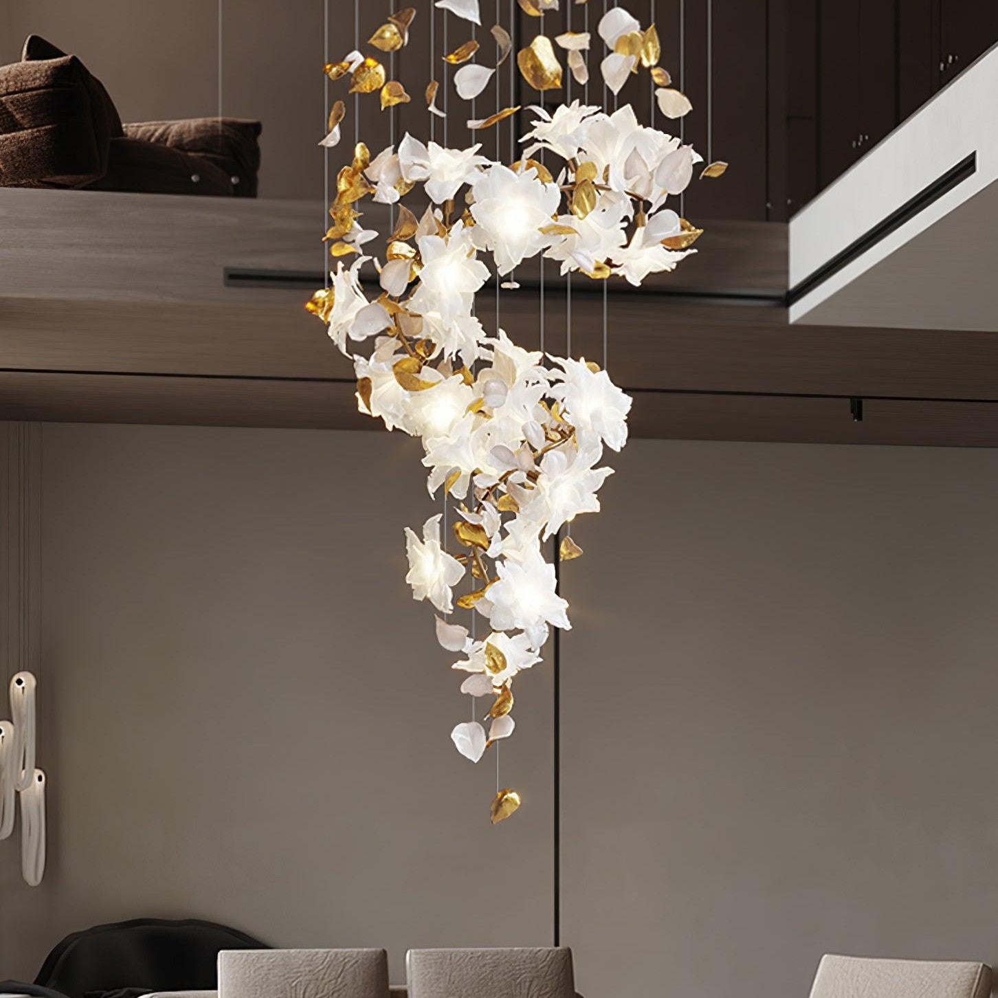 Flying Flowers Fluttering Chandelier