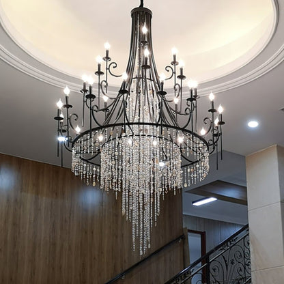 Tatum Lux Shell Crystal Chandelier
