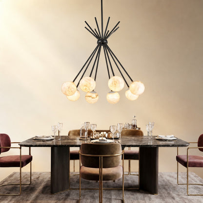 Starburst Alabaster Pendant Light