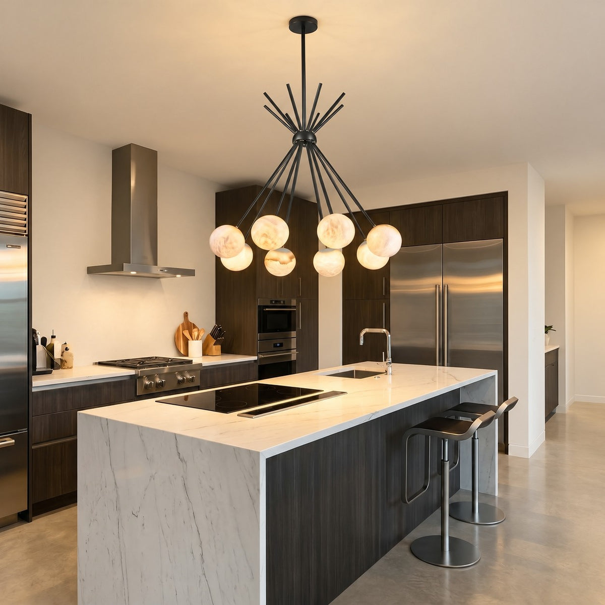 Starburst Alabaster Pendant Light